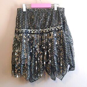 Sparkly Sequin Dance Skirt - S